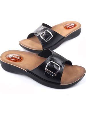 Gezer 10826 Massage Soft Taban Günlük Tokalı Kadın Terlik