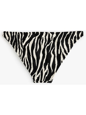 Koton Zebra Desenli Bikini Altı Astarlı