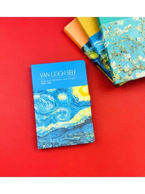 Giftmoda Van Gogh Tasarımlı Mıknatıs Kapaklı Defter BM-1211