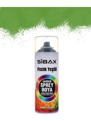 Sibax Akrilik Sprey Boya Fıstık Yeşili 400 ml