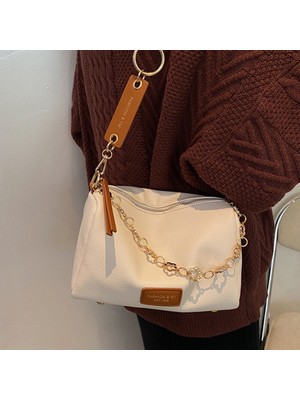 Noble1 Yeni Popüler Küçük Çanta Kadın Batı Tarzı Moda Crossbody Omuz Koltukaltı Zincir Çanta (Mavi) (Yurt Dışından)