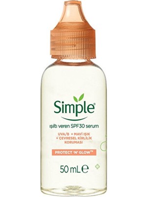 Simple Protect & Glow Işıltı Veren Spf 30 Serum 50 ml
