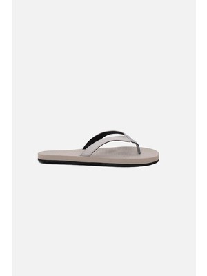 Vaneda 5515 Unisex Spor Terlik Gri  Keten Dış Kısım ile Konforlu Tasarım