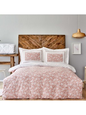 Karaca Home Celerina %100 Pamuk Nevresim Takımı King Size Pembe