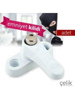 BarkoFix 3 Adet Basmalı Kapı Pencere Emniyet Kilidi - Pencere Kapı Emniyet Kilidi -