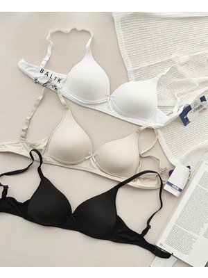 Intive Lingerie Nbb Desteksiz Balensiz Ince Askılı Üçgen SÜTYEN/BRALET-3680
