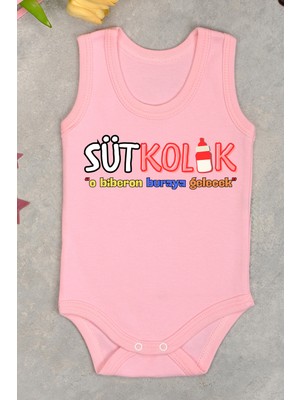 Bebe Tospik Sütkolik Baskılı Pamuk Atlet Zıbın