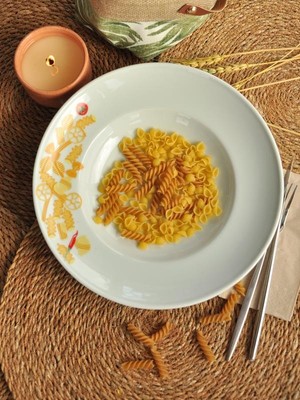 M'art Home Hisar Porselen Firik Derin Makarna Tabağı 27
