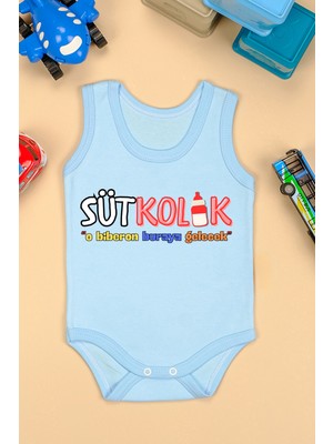 Bebe Tospik Sütkolik Baskılı Pamuk Atlet Zıbın