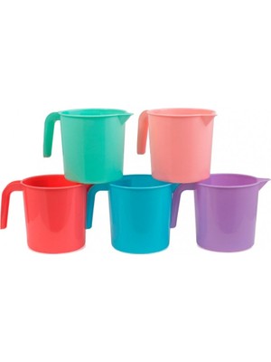 Kitchen Line Banyo Maşrapası, 1500 ml Maşrapa, Renkli Maşrapa, Banyo Tası, Maşrafa 1 Adet