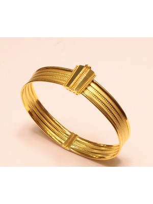 Güler Kuyumculuk 14 Ayar Altın Hasır Kelepçe Bilezik