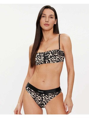 Calvin Klein Bandeau Print Bikini Üstü