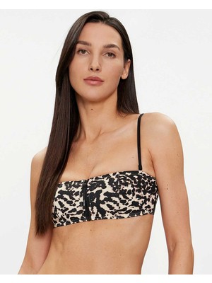 Calvin Klein Bandeau Print Bikini Üstü