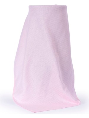 Paris in Paris Bebek Battaniyesi-Kundak Çok Amaçlı   Pamuk Müslin Kumaş Pembe Renk 80X80 cm