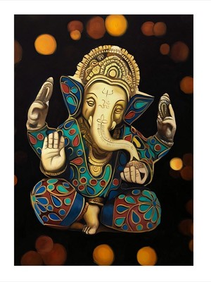 Ganesha Geneşa Art Mdf Poster 50CMX 70CM