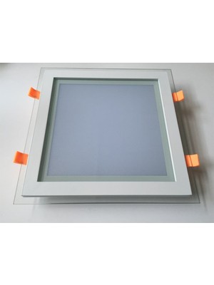 Alles 24W Camlı Kare LED Panel Armatür Beyaz