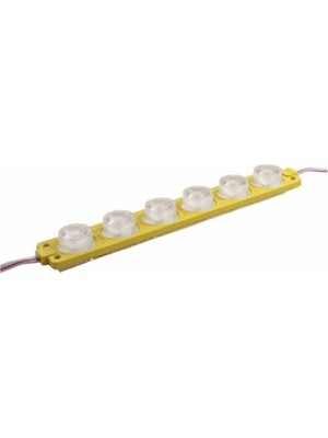 Alles 12V Amber 6 Watt 6'lı Mercekli Modül LED - 10 Adet