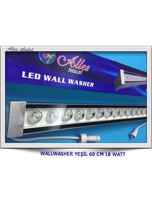 Alles Wallwasher Yeşil 60 cm 18 Watt