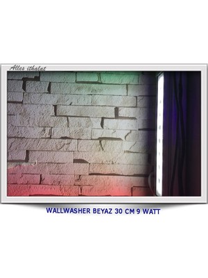 Alles Wallwasher Beyaz 30 cm 9 Watt