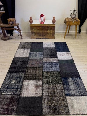 Sempati Halı Eşsiz Güzelliğe Sahip Olan Özel Patchwork Halı 162 x 230  cm  4012