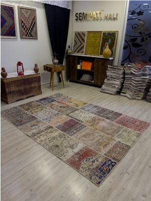 Sempati Halı Eşsiz Klasik Gereçk Özel Patchwork Halı 162 x 231  cm  4029