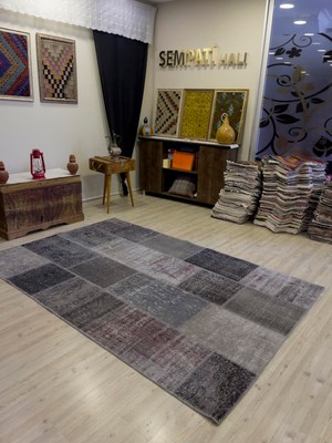 Sempati Halı Eşsiz El Dokuma Patchwork Halı 160 x 245  cm  4039