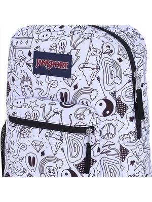 Jansport Cross Town Beyaz Sırt Çantası