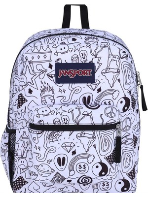 Jansport Cross Town Beyaz Sırt Çantası