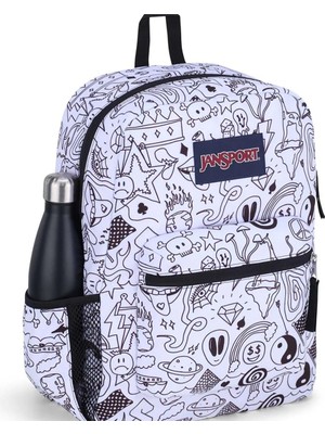 Jansport Cross Town Beyaz Sırt Çantası