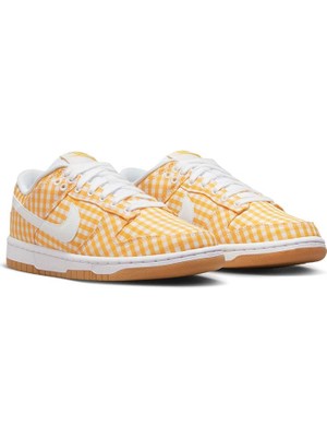 Nike Dunk Low “Yellow Gingham” Kadın Sneaker