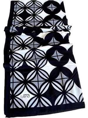 Armine Trend Defne Şal 6347 - 2 - 02 Siyah Beyaz