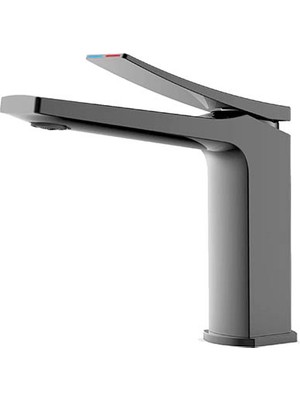 Newarc Trend Lavabo Bataryası - Metalık Grı