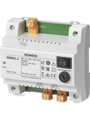Siemens Ormer 220 V-24 V Sigortalı Sem 62.2 Uyumlu