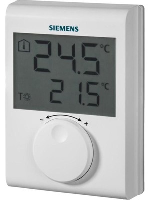 Siemens Termostat Oda Dijital Ayar Düğmeli RDH100