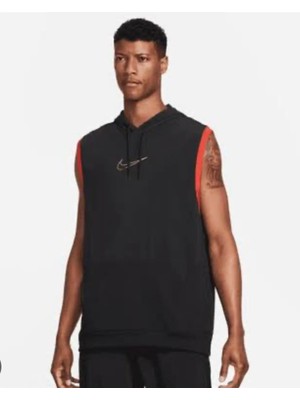 Nike Dri-Fıt Men's Sleeveless Hooded Pullover Training Top - Erkek Antreman Üst DM6662-010