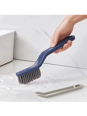 EUROLUXE Çok Fonksiyonlu Derz Zemin Fayans Banyo Mutfak Oluk Temizleme Fırçası Çöp Cımbızlı Temizleme Fırçası