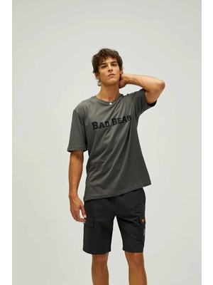 Badbear Title T-Shirt Erkek Tişört 22.01.07.053 Asphaltasphalt