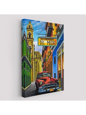 Acoula   La Bodeguita Cuba Car Duvar TABLOSU-6457