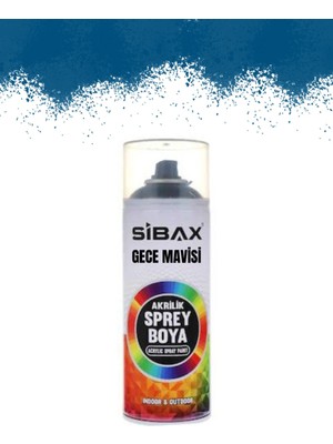 Sibax Akrilik Sprey Boya Gece Mavisi 400 ml