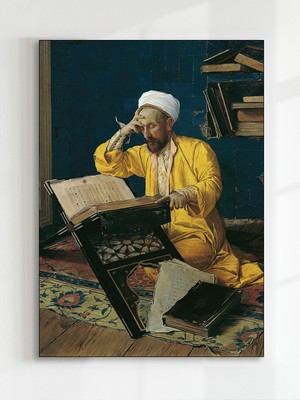 Tasagram Uv Baskılı Ilahiyatçı Osman Hamdi Bey Metal Tablo