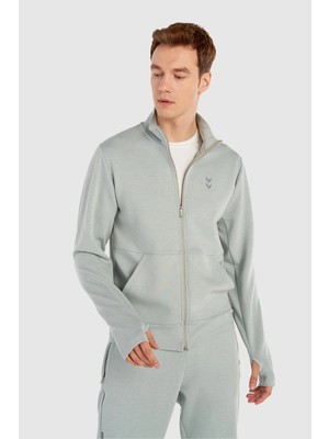 Hummel Nelly Erkek Gri Kapüşonlu Ceket