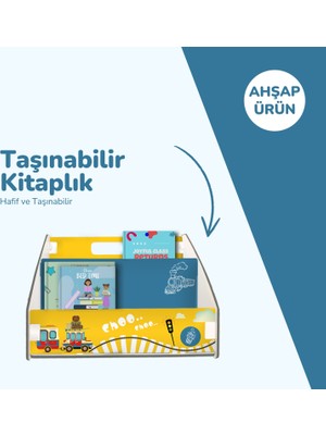 Popcorn Kids Popcorn Taşınabilir Kitaplık Cuf Cuf