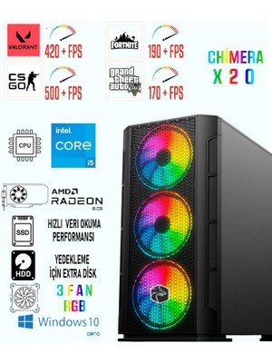 Ramtech Chimera X20 I5 9400F / RX580 8gb / 256GB SSD 1tb HDD / 16GB Ram