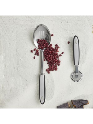 Karaca Viona Oluklu Çelik Servis Kaşığı 33 cm