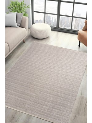 Tekno Trust Bohem Sisal Halı Makinede Yıkanabilir Kaymaz Tüy Vermez Salon Mutfak Koridor Halısı 3907 Kahve Maki