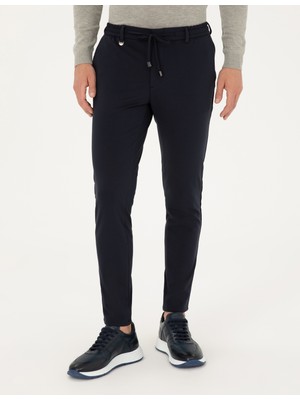 Pierre Cardin Erkek Lacivert Klasik Jogger Pantolon 50294135-VR033