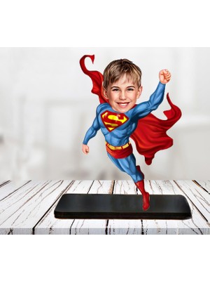 Özcan Tasarım Kişiye Özel Kahraman Çocuk Biblosu - Karikatür Biblo 2