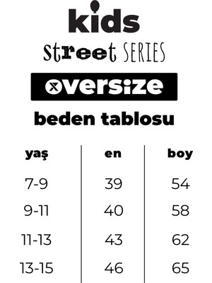 X7 Design Art Oversize T-Shirt (X7 Street Koleksiyonu Kids Pant)