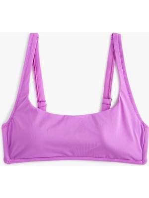 Koton Spor Bikini Üstü Çıkarabilir Pedli Arkası Bağlamalı