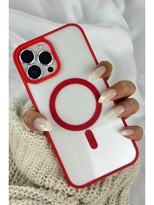 Vip Case Apple iPhone 13 Pro Max  Magsafe Wireless Şarj Özellikli Silikon 2mm Kamera Çıkıntılı Rema Kılıf